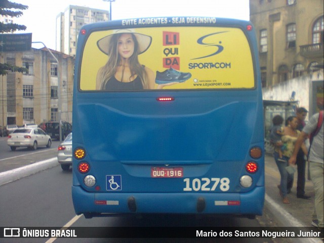 Concessionária Salvador Norte - CSN Transportes 10278 na cidade de Salvador, Bahia, Brasil, por Mario dos Santos Nogueira Junior. Número da foto: #7133469.