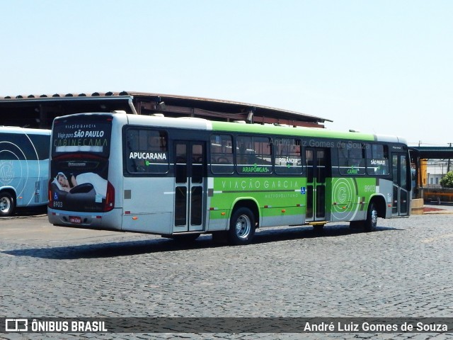 Viação Garcia 8903 na cidade de Londrina, Paraná, Brasil, por André Luiz Gomes de Souza. ID da foto: 7134972.