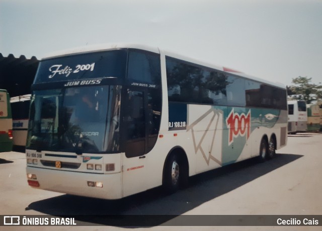 Auto Viação 1001 RJ 108.518 na cidade de Macaé, Rio de Janeiro, Brasil, por Cecilio Cais. Número da foto: #7133899.