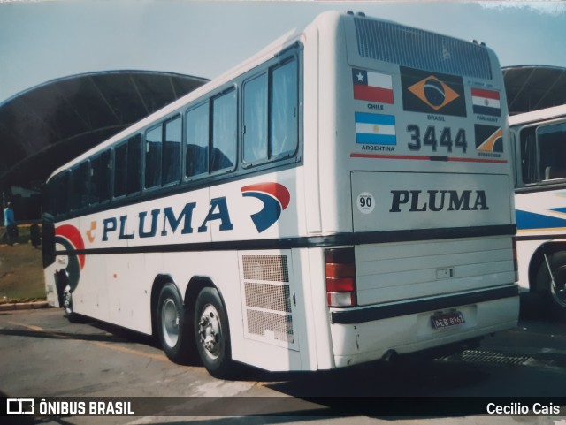 Pluma Conforto e Turismo 3444 na cidade de Aparecida, São Paulo, Brasil, por Cecilio Cais. ID da foto: 7134612.