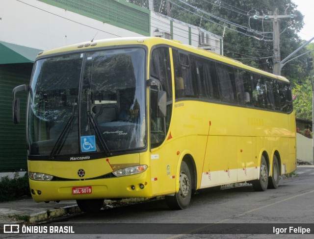 Viação Itapemirim 5019 na cidade de Recife, Pernambuco, Brasil, por Igor Felipe. ID da foto: 7138024.