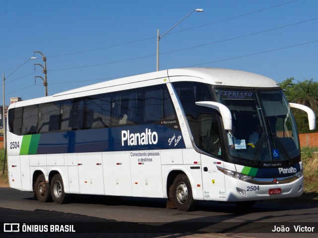 Planalto Transportes 2504 na cidade de Imperatriz, Maranhão, Brasil, por João Victor. ID da foto: 7138846.