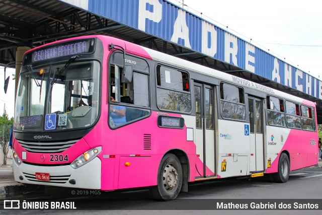 Expresso CampiBus 2304 na cidade de Campinas, São Paulo, Brasil, por Matheus Gabriel dos Santos. ID da foto: 7139373.