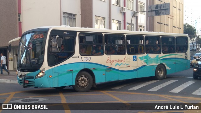 Expressul - Londpart S.A Transportes Urbanos 1500 na cidade de Balneário Camboriú, Santa Catarina, Brasil, por André Luis L Furlan. Número da foto: #7137593.