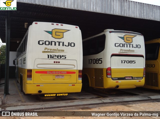 Empresa Gontijo de Transportes 11285 na cidade de Pirapora, Minas Gerais, Brasil, por Wagner Gontijo Várzea da Palma-mg. ID da foto: 7137609.