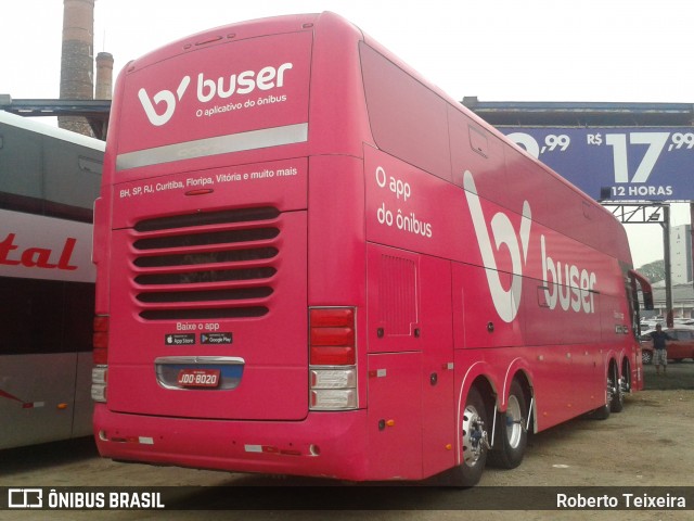 Buser Brasil Tecnologia 8020 na cidade de São Paulo, São Paulo, Brasil, por Roberto Teixeira. ID da foto: 7138924.