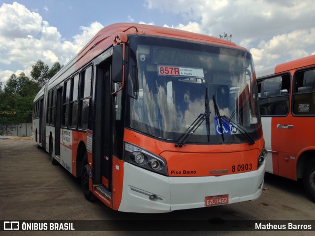 TRANSPPASS - Transporte de Passageiros 8 0903 na cidade de São Paulo, São Paulo, Brasil, por Matheus Barros. ID da foto: 7138285.