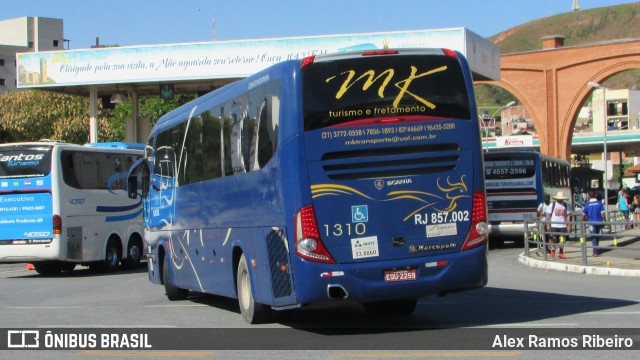 MK Fretamento e Turismo 1310 na cidade de Aparecida, São Paulo, Brasil, por Alex Ramos Ribeiro. Número da foto: #7139066.