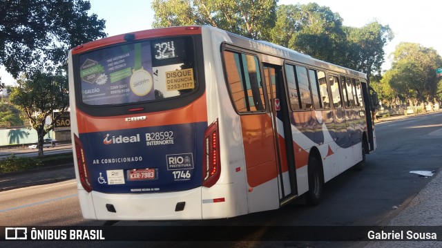 Viação Ideal B28592 na cidade de Rio de Janeiro, Rio de Janeiro, Brasil, por Gabriel Sousa. Número da foto: #7139360.