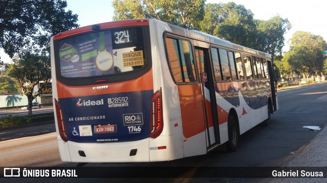 Viação Ideal B28592 na cidade de Rio de Janeiro, Rio de Janeiro, Brasil, por Gabriel Sousa. ID da foto: 7139360.