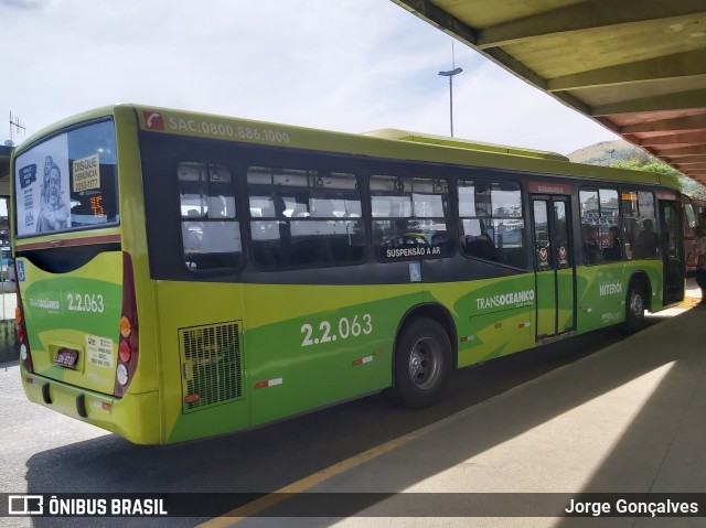 Santo Antônio Transportes Niterói 2.2.063 na cidade de Niterói, Rio de Janeiro, Brasil, por Jorge Gonçalves. ID da foto: 7138022.