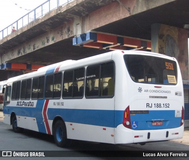 Viação Nossa Senhora da Penha RJ 188.152 na cidade de Nova Iguaçu, Rio de Janeiro, Brasil, por Lucas Alves Ferreira. Número da foto: #7139319.