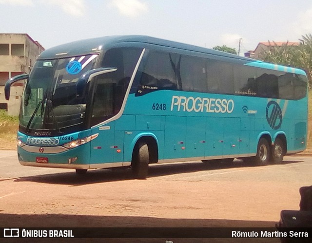 Auto Viação Progresso 6248 na cidade de São Luís, Maranhão, Brasil, por Rômulo Martins Serra. ID da foto: 7139060.