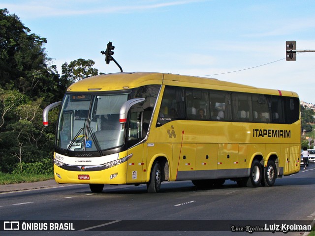 Viação Itapemirim 60817 na cidade de Juiz de Fora, Minas Gerais, Brasil, por Luiz Krolman. Número da foto: #7136251.