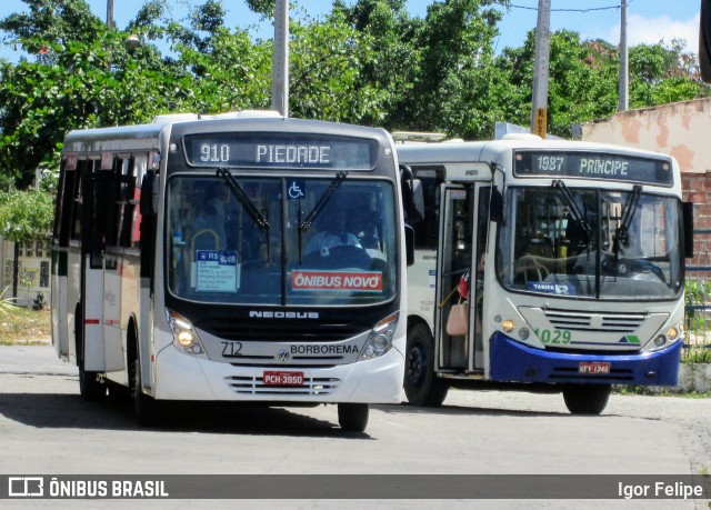 Borborema Imperial Transportes 712 na cidade de Olinda, Pernambuco, Brasil, por Igor Felipe. ID da foto: 7137966.