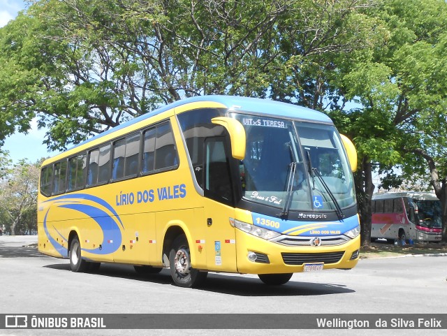 Viação Lírio dos Vales 13500 na cidade de Vitória, Espírito Santo, Brasil, por Wellington  da Silva Felix. ID da foto: 7138841.