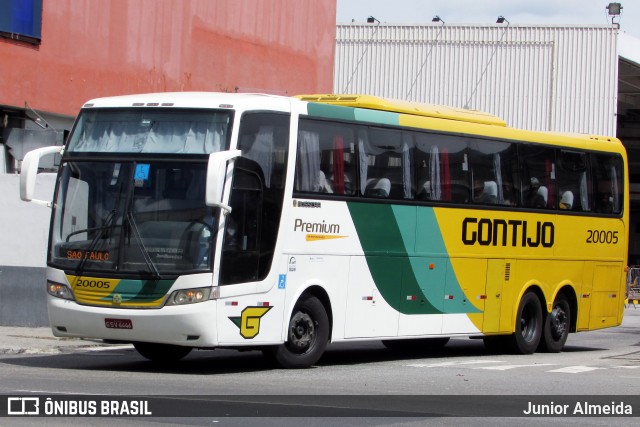 Empresa Gontijo de Transportes 20005 na cidade de Rio de Janeiro, Rio de Janeiro, Brasil, por Junior Almeida. ID da foto: 7138304.