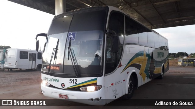 Viação Transpiauí 512 na cidade de Monte Alegre do Piauí, Piauí, Brasil, por Adilson de Sousa. ID da foto: 7137741.