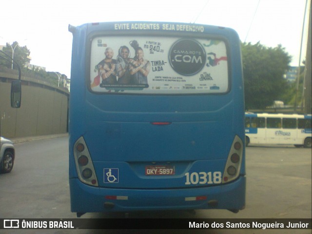 Concessionária Salvador Norte - CSN Transportes 10318 na cidade de Salvador, Bahia, Brasil, por Mario dos Santos Nogueira Junior. Número da foto: #7137407.