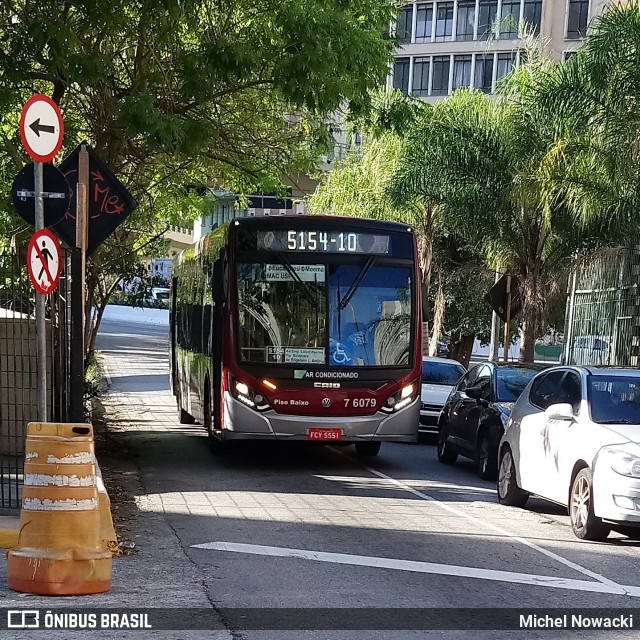 Viação Gatusa Transportes Urbanos 7 6079 na cidade de São Paulo, São Paulo, Brasil, por Michel Nowacki. ID da foto: 7138839.