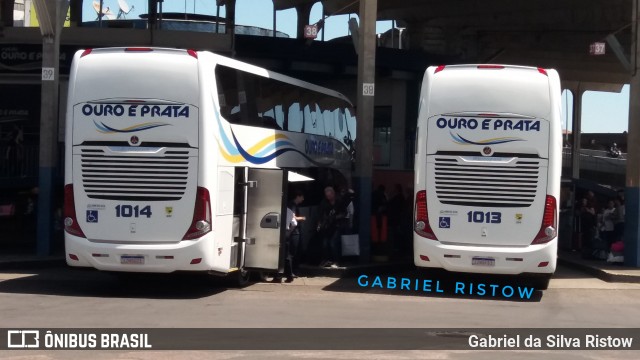 Viação Ouro e Prata 1013 na cidade de Porto Alegre, Rio Grande do Sul, Brasil, por Gabriel da Silva Ristow. Número da foto: #7137628.