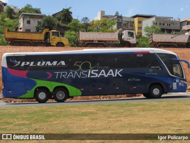 Trans Isaak Turismo 1404 na cidade de Divinópolis, Minas Gerais, Brasil, por Igor Policarpo. Número da foto: #7137874.