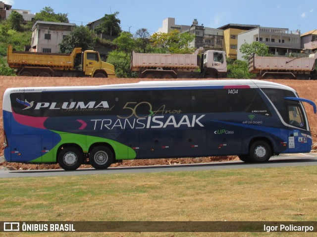 Trans Isaak Turismo 1404 na cidade de Divinópolis, Minas Gerais, Brasil, por Igor Policarpo. ID da foto: 7137874.