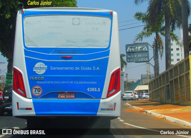 Ita Transportes 4365.5 na cidade de Goiânia, Goiás, Brasil, por Carlos Júnior. ID da foto: 7138064.