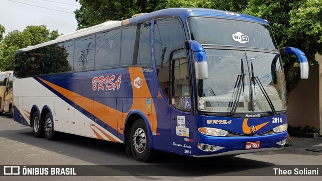 Brisa Bus 2014 na cidade de Araçatuba, São Paulo, Brasil, por Theo Soliani. ID da foto: 7137812.