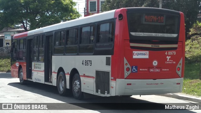 Express Transportes Urbanos Ltda 4 8979 na cidade de São Paulo, São Paulo, Brasil, por Matheus Zaghi. ID da foto: 7136932.