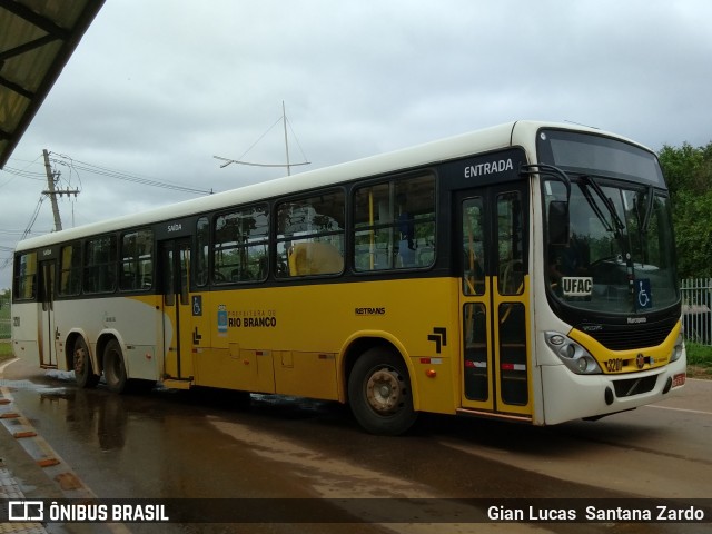 Empresa de Transporte São Judas Tadeu 3201 na cidade de Rio Branco, Acre, Brasil, por Gian Lucas  Santana Zardo. ID da foto: 7139316.