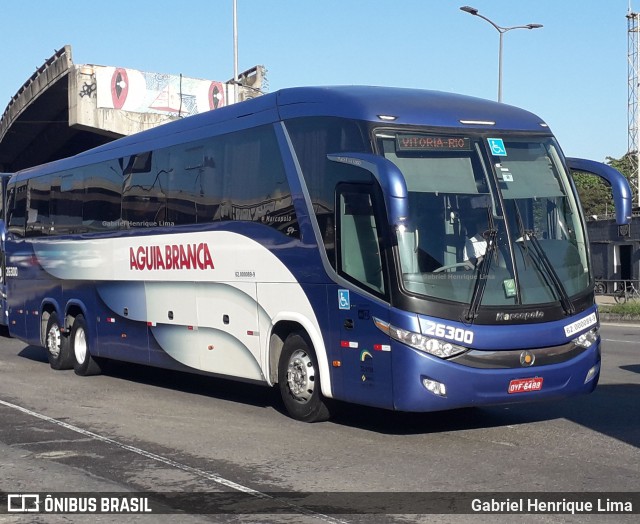 Viação Águia Branca 26300 na cidade de Rio de Janeiro, Rio de Janeiro, Brasil, por Gabriel Henrique Lima. Número da foto: #7139260.