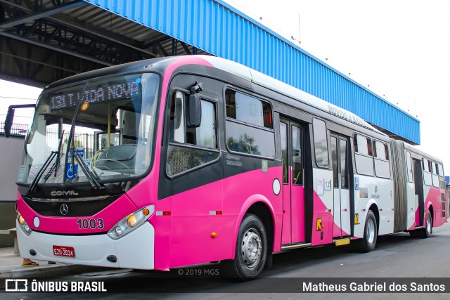 VB Transportes e Turismo 1003 na cidade de Campinas, São Paulo, Brasil, por Matheus Gabriel dos Santos. ID da foto: 7139299.