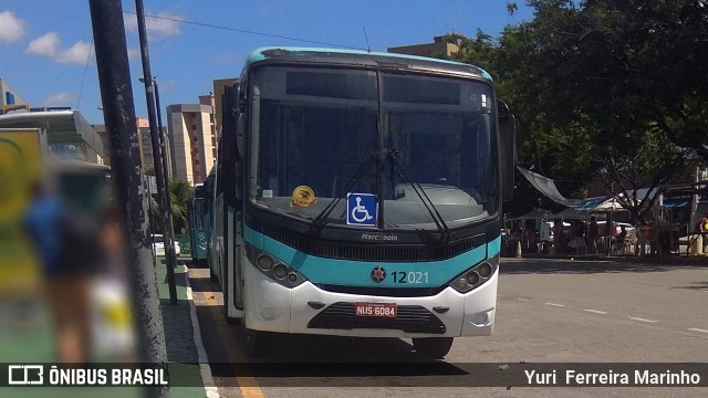 Auto Viação São José 12021 na cidade de Fortaleza, Ceará, Brasil, por Yuri Ferreira Marinho. ID da foto: 7139400.