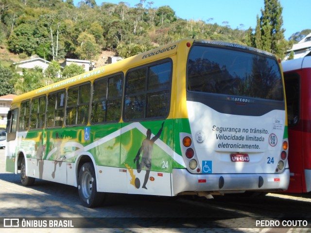 Viação Dedo de Deus 24 na cidade de Teresópolis, Rio de Janeiro, Brasil, por PEDRO COUTO. ID da foto: 7140193.