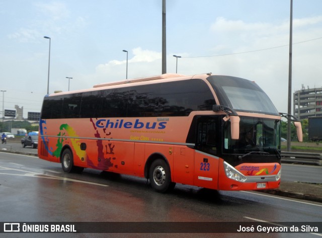 Chilebus Internacional 223 na cidade de São Paulo, São Paulo, Brasil, por José Geyvson da Silva. ID da foto: 7141319.