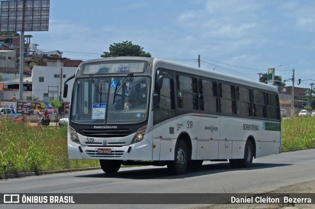 Borborema Imperial Transportes 519 na cidade de Olinda, Pernambuco, Brasil, por Daniel Cleiton  Bezerra. ID da foto: 7141718.