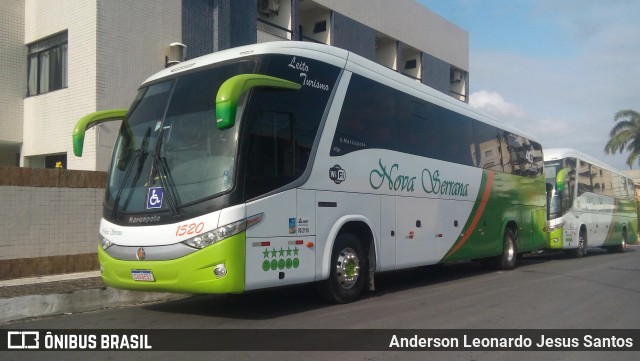 Nova Serrana Transportes e Turismo 1520 na cidade de Aracaju, Sergipe, Brasil, por Anderson Leonardo Jesus Santos. ID da foto: 7139903.