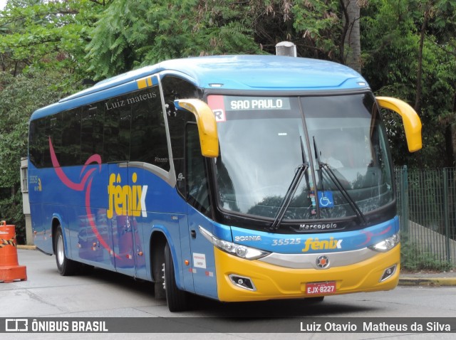 Rápido Expresso Fênix Viação 35525 na cidade de São Paulo, São Paulo, Brasil, por Luiz Otavio Matheus da Silva. Número da foto: #7140977.