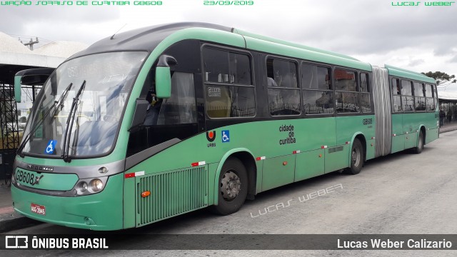 Viação Cidade Sorriso GB608 na cidade de Curitiba, Paraná, Brasil, por Lucas Weber Calizario. ID da foto: 7139858.