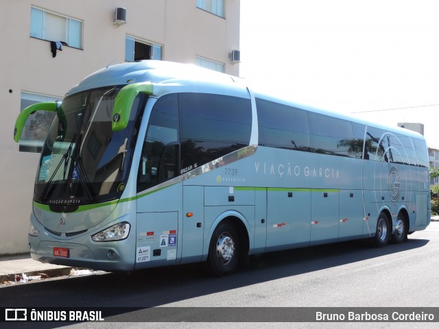 Viação Garcia 7739 na cidade de Florianópolis, Santa Catarina, Brasil, por Bruno Barbosa Cordeiro. ID da foto: 7139434.