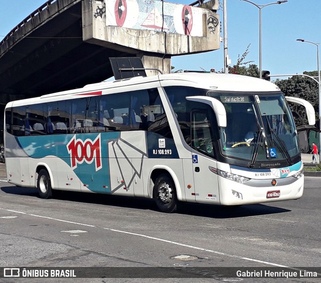 Auto Viação 1001 RJ 108.293 na cidade de Rio de Janeiro, Rio de Janeiro, Brasil, por Gabriel Henrique Lima. ID da foto: 7139528.