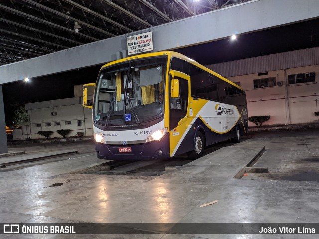 Viação Progresso RJ 191.055 na cidade de Além Paraíba, Minas Gerais, Brasil, por João Vitor Lima. ID da foto: 7140146.