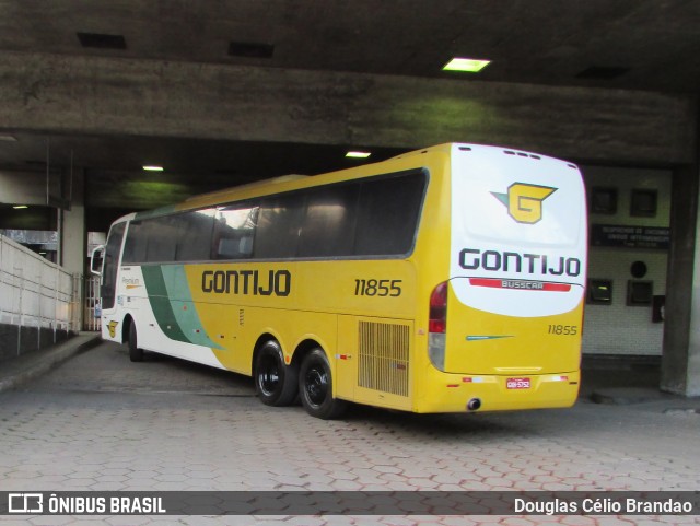 Empresa Gontijo de Transportes 11855 na cidade de Belo Horizonte, Minas Gerais, Brasil, por Douglas Célio Brandao. ID da foto: 7140470.