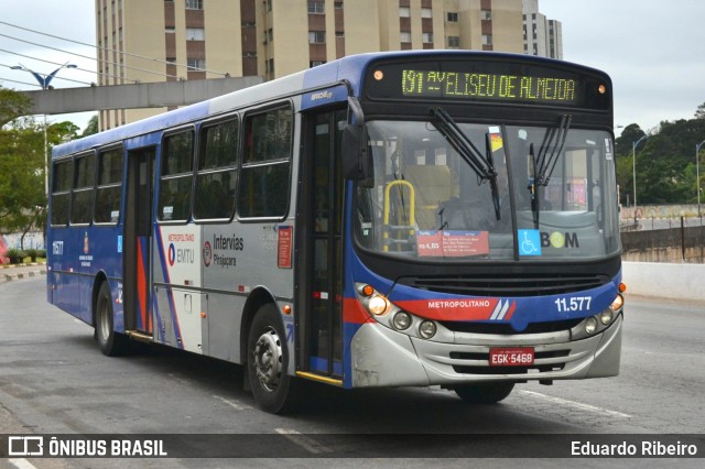 Viação Pirajuçara 11.577 na cidade de Taboão da Serra, São Paulo, Brasil, por Eduardo Ribeiro. ID da foto: 7139760.