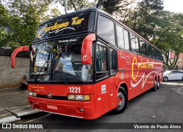 Cardoso Turismo 1221 na cidade de Aparecida, São Paulo, Brasil, por Vicente de Paulo Alves. ID da foto: 7141811.