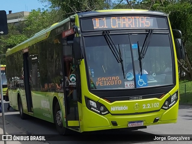 Santo Antônio Transportes Niterói 2.2.102 na cidade de Niterói, Rio de Janeiro, Brasil, por Jorge Gonçalves. Número da foto: #7139419.