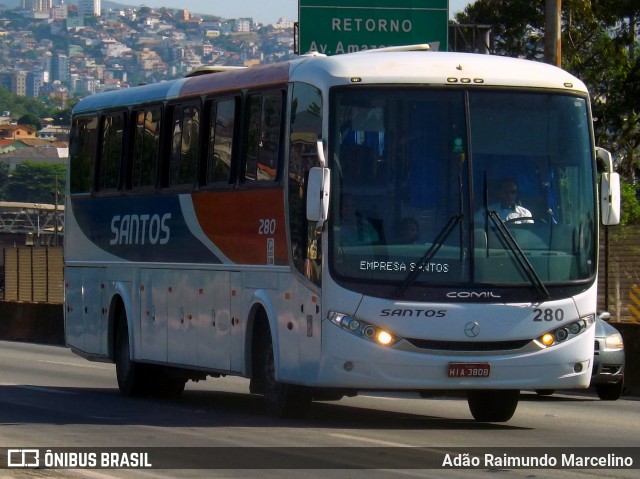 Empresa Santos 280 na cidade de Belo Horizonte, Minas Gerais, Brasil, por Adão Raimundo Marcelino. ID da foto: 7141947.