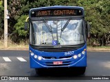 Autotrans Transportes Urbanos e Rodoviários 8407 na cidade de Uberlândia, Minas Gerais, Brasil, por Leandro Alves. Número da foto: #:id.
