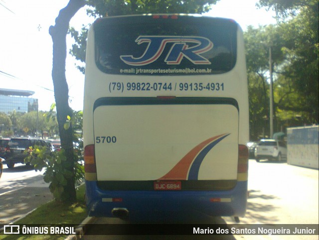 JR Tur 5700 na cidade de Salvador, Bahia, Brasil, por Mario dos Santos Nogueira Junior. ID da foto: 7144117.